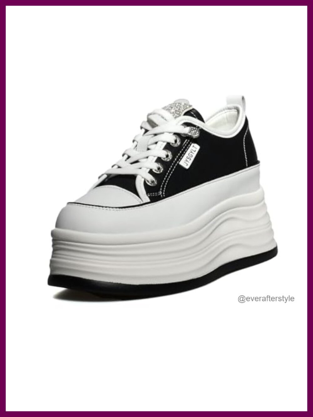 Women's Chunky Platform Sneakers Fashion Walking Shoes Glitter